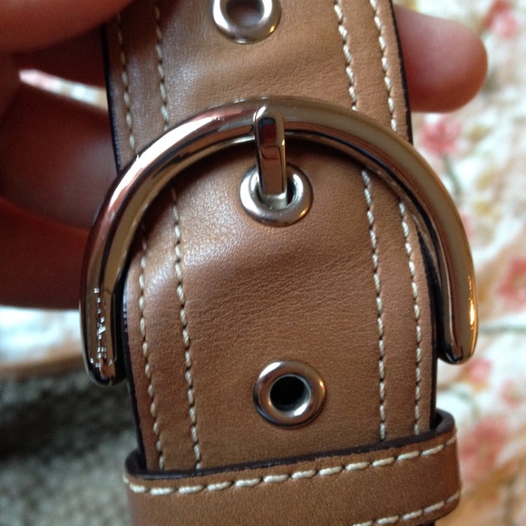 Vintage Coach Brown Signature Sutton Hobo Purse - Picture 5 of 8